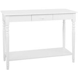 Beliani Consola blanca 102 x 40 cm