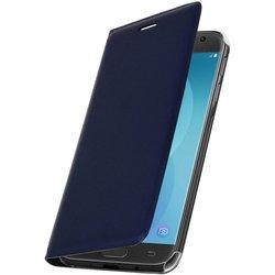 Funda Samsung Galaxy J3 2017 libro billetera Flip Book Cover - Azul oscuro