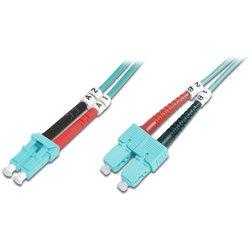 Cable Fibra Óptica DIGITUS (3 m - Azul)