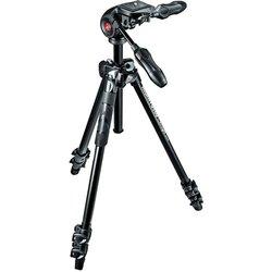 Manfrotto 290 Light Trípode de Aluminio con Rótula 3-Way