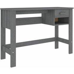 Escritorio VIDAXL Gris Madera (110x40x75 cm)