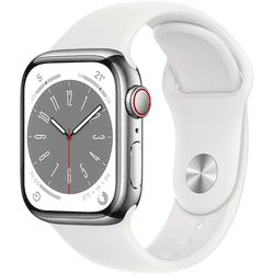 apple watch s8 41 sil ss wt sp cel