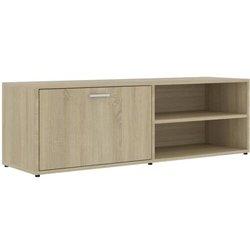 Mueble TV Sonoma roble 120x34x37 cm madera multicapa