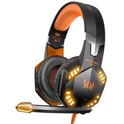 Klack Auriculares Gaming LED para PS4/PC/Xbox Naranja