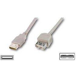 Digitus Cable USB 2.0 AM/AH Alargador 5m Beige