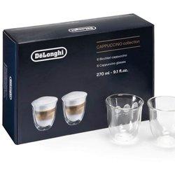 De'Longhi La colección cappuccino 270 ml juego de 6 vasos de doble pared DLSC301