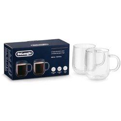 De'Longhi Tazas de vidrio de doble pared 500 ml pack de 2 DLSC327