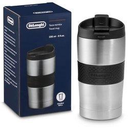 De'Longhi Taza de viaje de acero inoxidable de doble pared 235 ml DLSC074