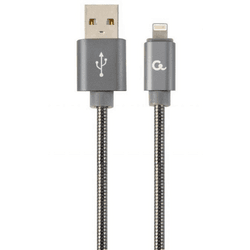 Cable lightning cablexpert cc-usb2s-amlm-2m-bg