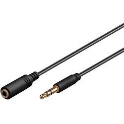 Goobay 97111 cable de audio 0,5 m 3,5mm Negro