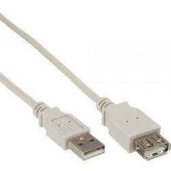 InLine 4043718076390 cable USB 0,3 m USB 2.0 USB A Gris