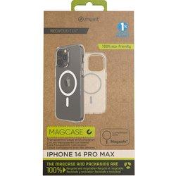 Funda para iPhone 14 Pro Max MUVIT MFC Recycletek Magsafe Transparente