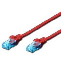 Digitus 0.25m Cat5e U-UTP cable de red Rojo 0,25 m U/UTP (UTP)