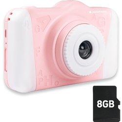 AGFA PHOTO Pack Realikids Cam 2 + Tarjeta SD 8GB - Cámara digital HD para niños con ranura para tarj