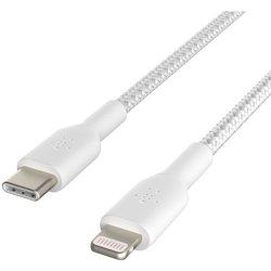 Cable USB-C a Lightning Belkin CAA004BT1MWH Blanco 1 m