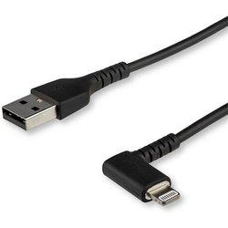 Startech Cable Lightning a USB en Ángulo Acodado 1m Negro