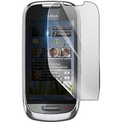 Protector de pantalla de hidrogel antigolpes y antiarañazos para Nokia C7 - Transparente