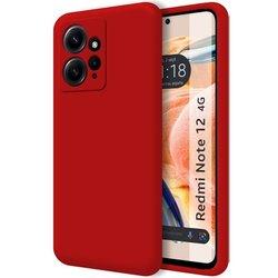 Funda Silicona Líquida Xiaomi Redmi Note 12 4G Roja