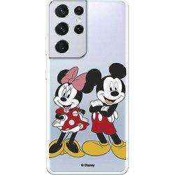 Funda para Galaxy S21 Ultra Oficial de Disney Mickey y Minnie Posando - Clásicos Disney