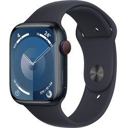 APPLE Watch Series 9 GPS+Cellular 45 mm Medianoche con Correa Deportiva Medianoche (Talla: M/L)