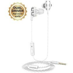 muvit auricular dual driver M1i+ 3,5 mm blanco