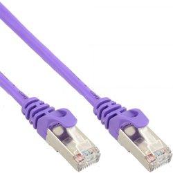 Cable de Red INLINE (RJ45 - 25 cm - Morado)