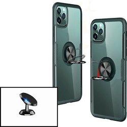 Kit Funda y Soporte iPhone 7, 8 Clear Armor Transparente y Negro