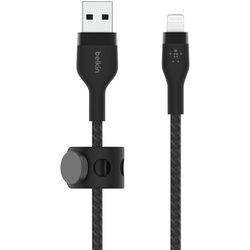 Belkin USB-A TO LTG_BRAID SILIC 2M BLACK