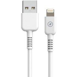 Muvit for Change Cable USB a Lightning MFI 2.4A 20cm Blanco