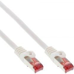 Cable de Red INLINE (RJ45 - 25 cm - Blanco)