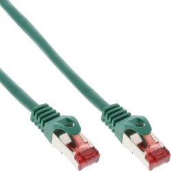 Cable de Red INLINE (RJ45 - 25 cm - Verde)