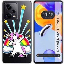 Funda Silicona Transparente Xiaomi Redmi Note 12 Pro+ Plus 5G Unicornio