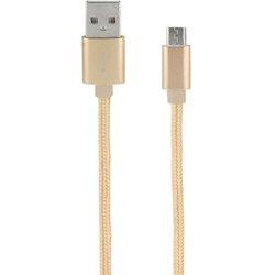 Cable micro USB /USB-A naylon - Dorado