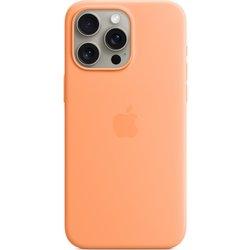 iphone 15 pro max si case orange