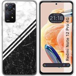 Funda Silicona Xiaomi Redmi Note 12 Pro 4G Mármol 01