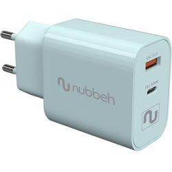 Cabeza de carga 30W USB Tipo C + USB QC 3.0