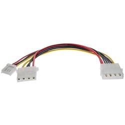 Cable y de alimentaciÓn interna inline 1 molex de 5,25 pulgadas pulgadas a 1 molex de 5,25 pulgadas pulgadas + 1 disquete de 3,5 pulgadas