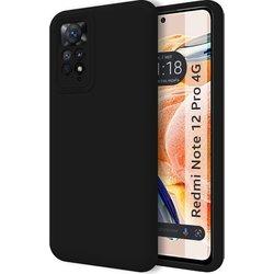 Funda Silicona Líquida Xiaomi Redmi Note 12 Pro 4G Negra