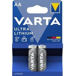 Varta 2x 1.5V 6106 Batería de un solo uso AA Litio