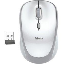 Trust Yvi Wireless Ratón Inalámbrico 1600DPI Plata