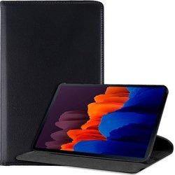 Cool Funda Libro Liso Negro para Samsung Galaxy Tab S7 Plus 12.4"