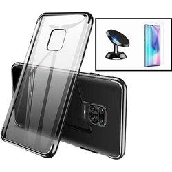 Kit Funda, Soporte y Protector de Cristal Templado Xiaomi Mi 10 Pro 5G SlimArmor Negro