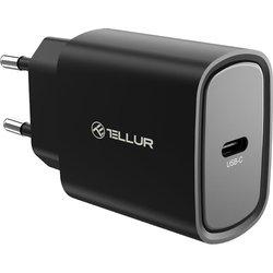 Cargador de pared USB-C PD de 20 W, negro