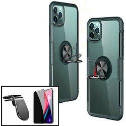 Kit Funda, Protector 5D y Soporte Magnético Coche iPhone 7 / 8 3x1 Clear Armor