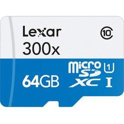 Lexar LSDMI64GBBNL300 memoria flash 64 GB MicroSDXC Clase 10