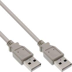 InLine 34350H cable USB 5 m USB A Beige