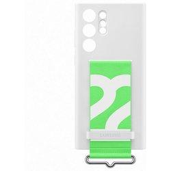 Funda SAMSUNG S22 Ultra Silicona con Fita Blanco