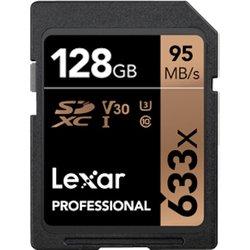 Professional 633x 128 GB SDXC UHS-I Clase 10 LEXAR