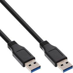 Cable USB INLINE (USB - 1 m - Negro)