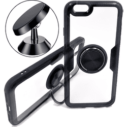 Kit Soporte Magnético y Funda iPhone 6 Clear Armor Transparente